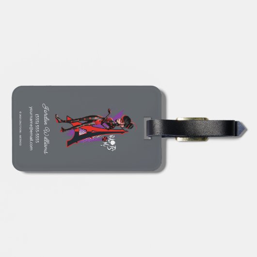 Wonderbaarlijke omgekeerde Shadybug blots aan! Bagagelabel (Achterkant horizontaal)