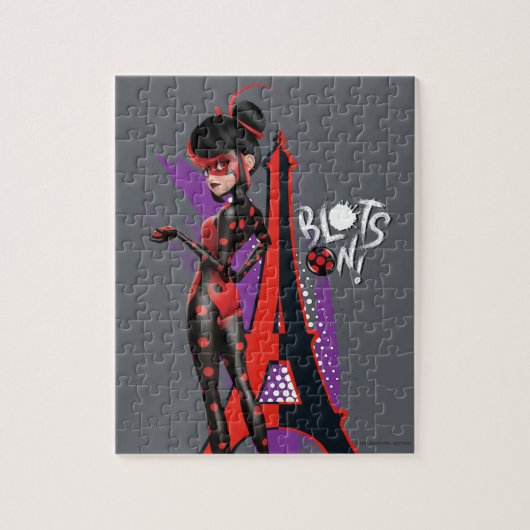 Wonderbaarlijke omgekeerde Shadybug blots aan! Legpuzzel (Verticaal)