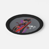 Wonderbaarlijke omgekeerde Shadybug blots aan! Papieren Bordje (Gekanteld)