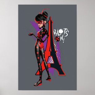 Wonderbaarlijke omgekeerde Shadybug blots aan! Poster