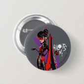 Wonderbaarlijke omgekeerde Shadybug blots aan! Ronde Button 5,7 Cm (Voorkant /achterkant)