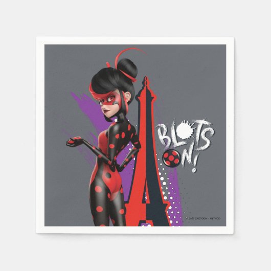 Wonderbaarlijke omgekeerde Shadybug blots aan! Servet (Voorkant)