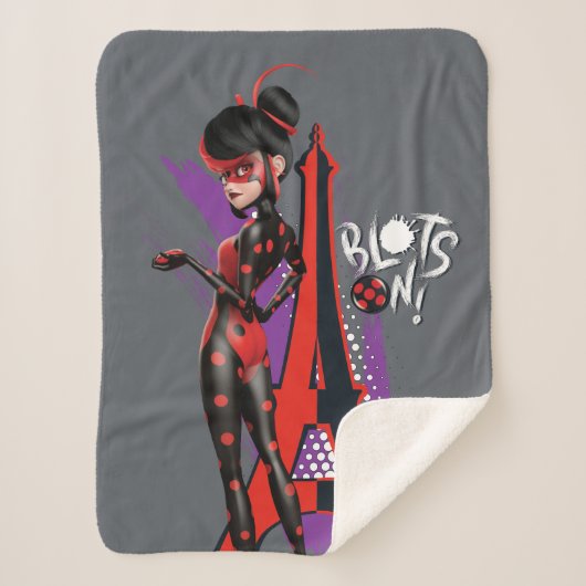 Wonderbaarlijke omgekeerde Shadybug blots aan! Sherpa Deken (Voorkant)