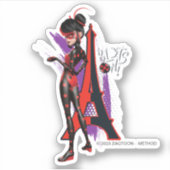 Wonderbaarlijke omgekeerde Shadybug blots aan! Sticker (Voorkant)