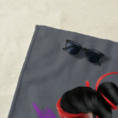 Wonderbaarlijke omgekeerde Shadybug blots aan! Strandlaken (In situ)