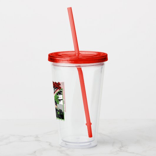 Wonderbaarlijke omgekeerde Shadybug & Claw Noir Acryl Drinkbeker (Links)