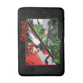 Wonderbaarlijke omgekeerde Shadybug & Claw Noir Badmat (Voorkant Verticaal)