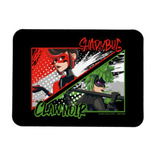 Wonderbaarlijke omgekeerde Shadybug & Claw Noir Magneet