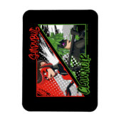 Wonderbaarlijke omgekeerde Shadybug & Claw Noir Magneet (Verticaal)