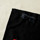 Wonderbaarlijke omgekeerde Shadybug & Claw Noir Strandlaken (In situ)