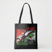 Wonderbaarlijke omgekeerde Shadybug & Claw Noir Tote Bag (Voorkant)