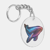 wonderbaarlijke walvis sleutelhanger (Voorkant Links)
