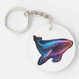 wonderbaarlijke walvis sleutelhanger