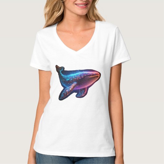wonderbaarlijke walvis t-shirt (Voorkant)