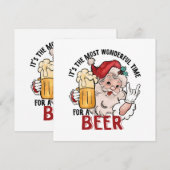 Wonderbaarlijkste Tijd voor een Bier Kaart (Voorkant / Achterkant)