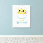 wonderbaby canvas afdruk (Insitu (Houten vloer))