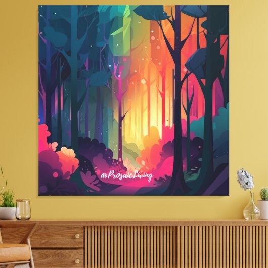 Wonderbos 2 canvas afdruk (Insitu (Woonkamer))