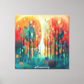 Wonderbos 3 canvas afdruk (Voorkant)