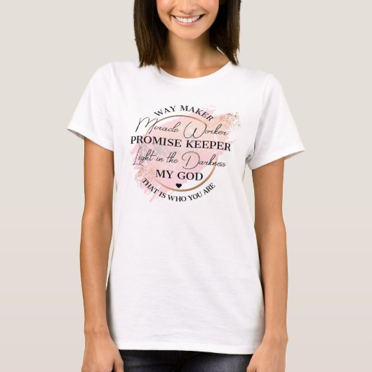 Wonderdoener beloftehouder t-shirt (Voorkant)
