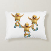 Wonderen ABC Ducks Baby Pillow Accent Kussen (Voorkant)