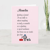 Wonderen, een grappig denken aan jou, mijn vriend  kaart (Voorkant)