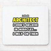Wonderen en architecten... grappig muismat (Voorkant)