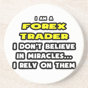 Wonderen en Forex Traders ... grappig Zandsteen Onderzetter