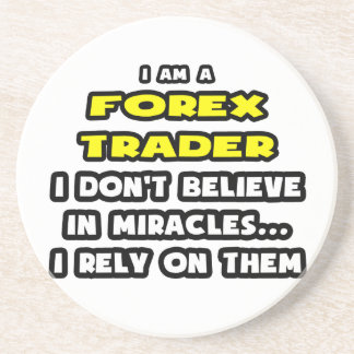 Wonderen en Forex Traders ... grappig Zandsteen Onderzetter