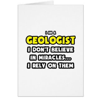 Wonderen en geologen... grappig