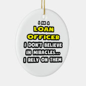 Wonderen en lenen officieren ... grappig keramisch ornament (Rechts)