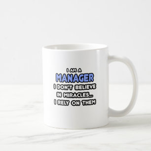 Wonderen en managers koffiemok