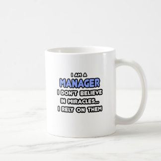 Wonderen en managers koffiemok