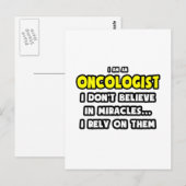 Wonderen en oncologen... grappig briefkaart (Voorkant / Achterkant)