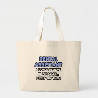 Wonderen en tandartsassistenten grote tote bag