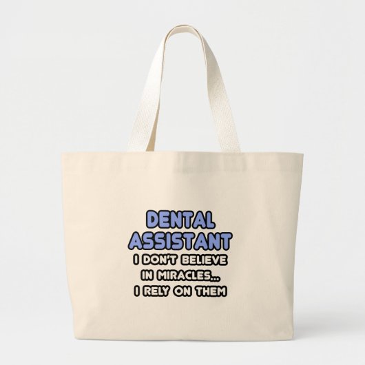 Wonderen en tandartsassistenten grote tote bag (Voorkant)