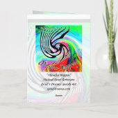 Wonderen gebeuren Chanoeka Kaarten (Achterkant)