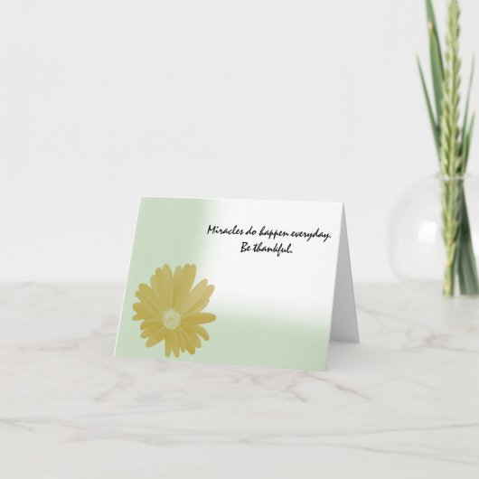 Wonderen gebeuren elke dag Opmerking Kaart (Voorkant)