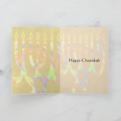 Wonderen gebeuren Menorah Kaarten (Binnen)