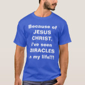 "Wonderen in mijn leven" T-shirt (Voorkant)