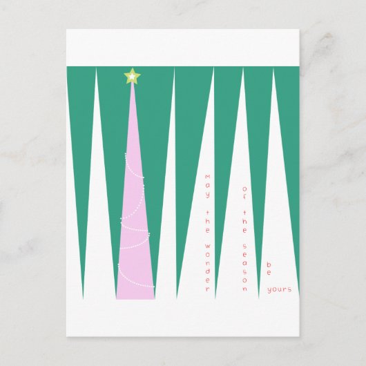 Wonderen van de kerstboom voor de seizoenen feestdagenkaart (Voorkant)