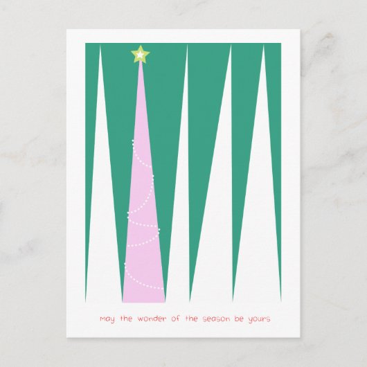 Wonderen van de kerstboom voor de seizoenen feestdagenkaart (Voorkant)