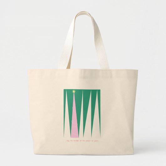 Wonderen van de kerstboom voor de seizoenen grote tote bag (Voorkant)