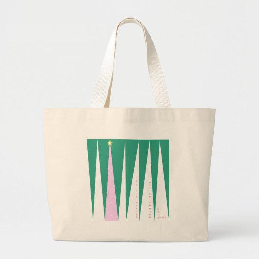 Wonderen van de kerstboom voor de seizoenen grote tote bag (Voorkant)