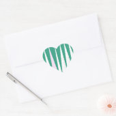 Wonderen van de kerstboom voor de seizoenen hart sticker (Envelop)