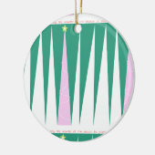 Wonderen van de kerstboom voor de seizoenen keramisch ornament (Links)