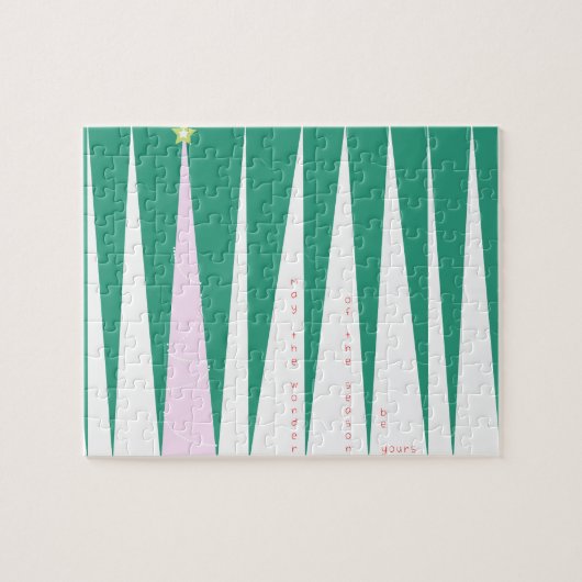 Wonderen van de kerstboom voor de seizoenen legpuzzel (Horizontaal)