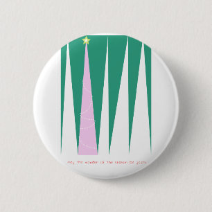 Wonderen van de kerstboom voor de seizoenen ronde button 5,7 cm