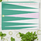 Wonderen van de kerstboom voor de seizoenen theedoek (Gevouwen)