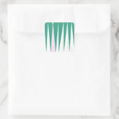 Wonderen van de kerstboom voor de seizoenen vierkante sticker (Tas)