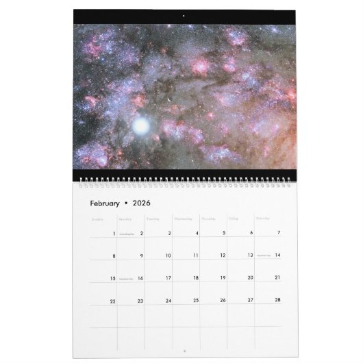 Wonderen van de ruimte kalender (Feb 2026)